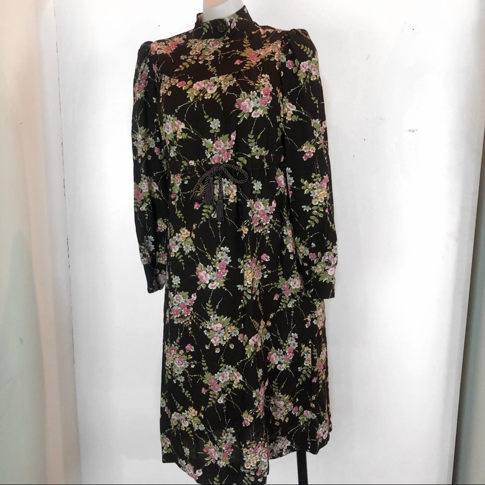 70s Floral Midi